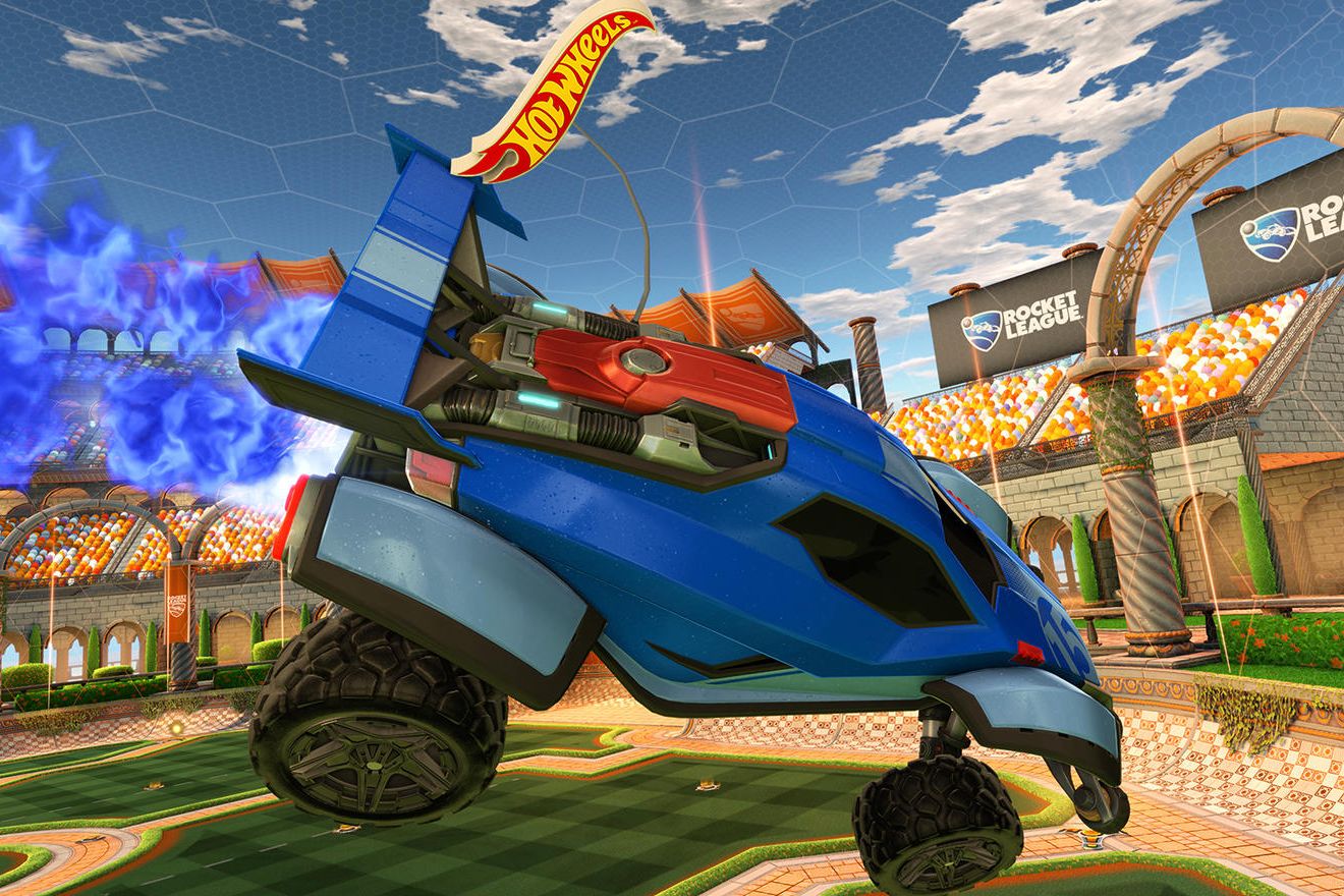 Hot Wheels and 'Rocket League' Tabletop Soccer Game Uses RC Cars
