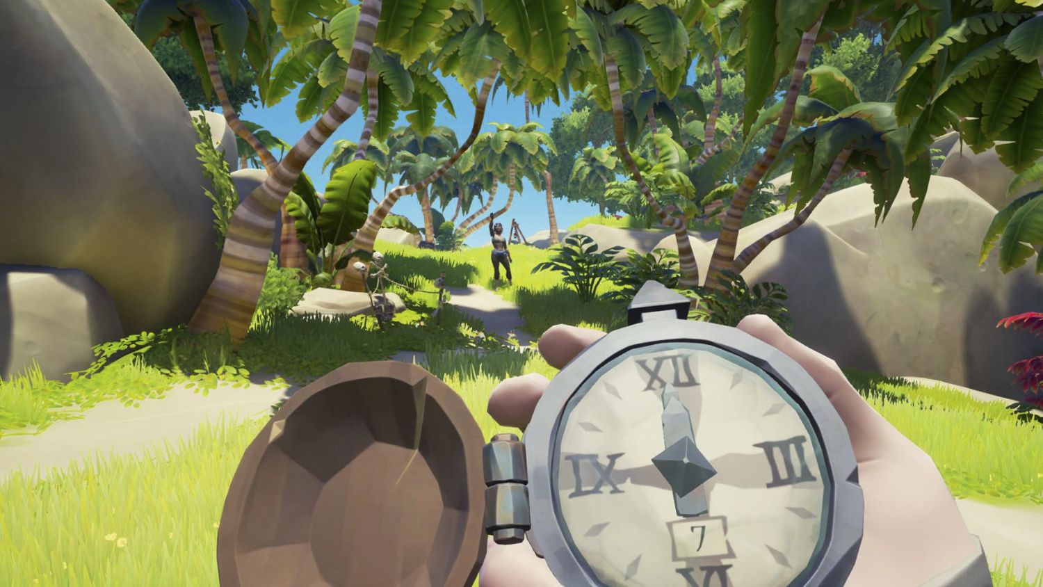 Sea Of Thieves Hands-on Preview | Using a compass on the island