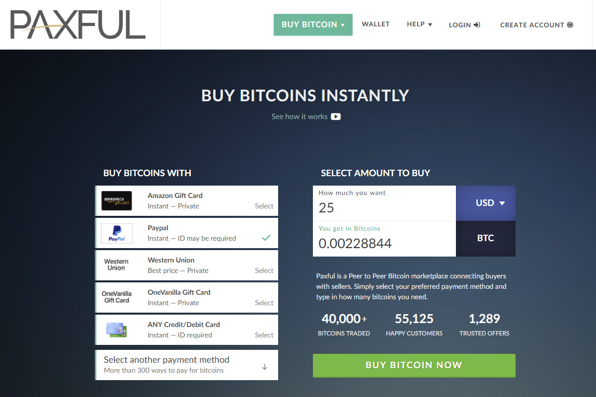 buy sell bitcoins paypal