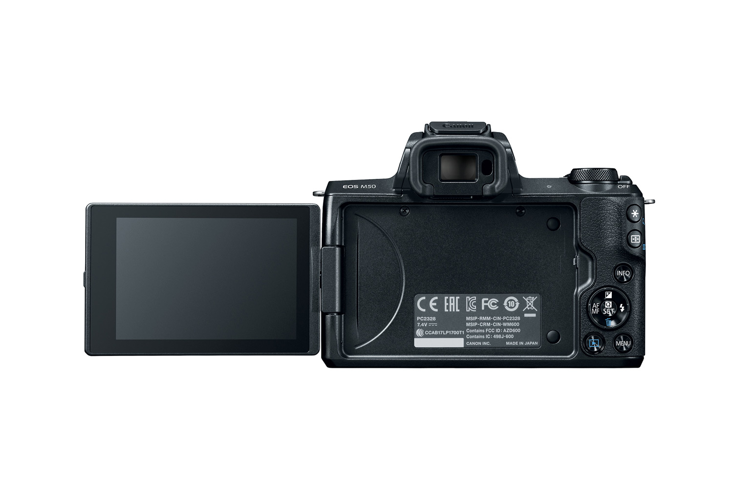 Canon EOS M50 back