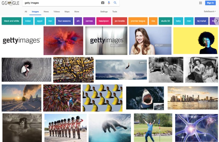 Getty images on Google.