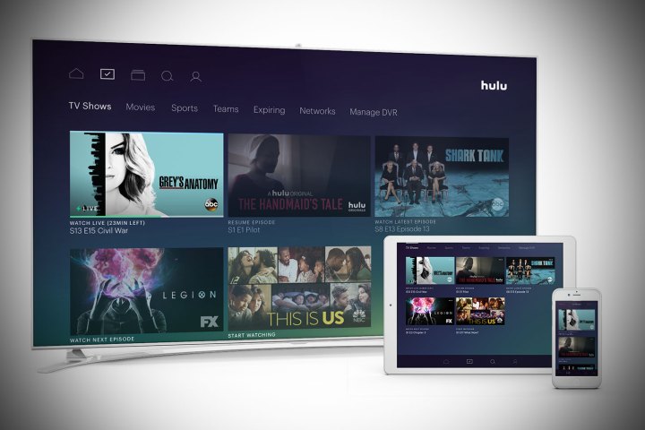 Hulu แสดงบนอุปกรณ์หลายเครื่อง