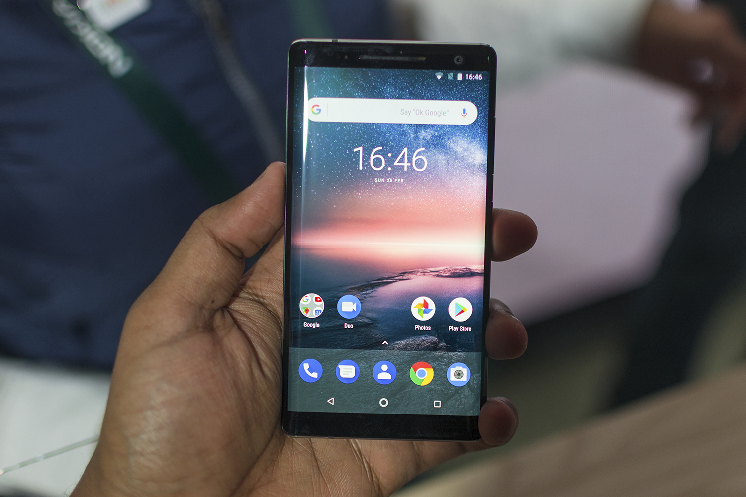Nokia 8 Sirocco at MWC 2018