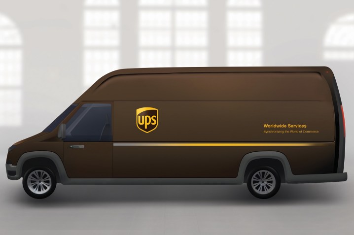 UPS plug-in truck artist rendering