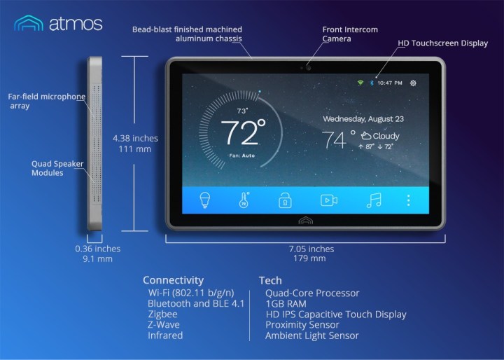 atmos smart home control system xl tech b