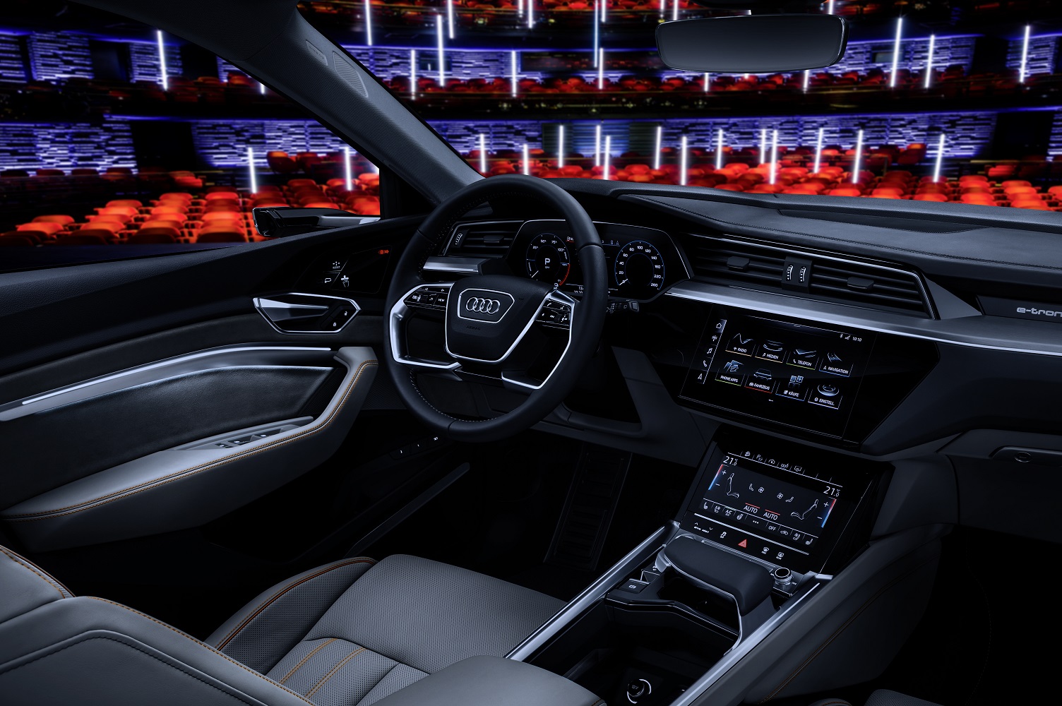 Audi e-tron prototype inside
