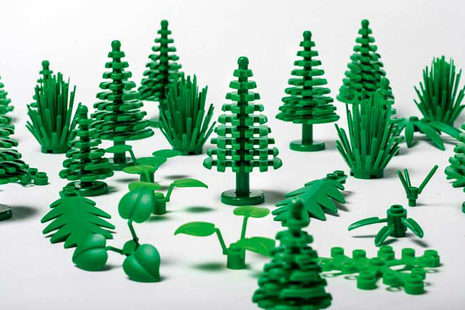 Lego plants sugarcane plastic