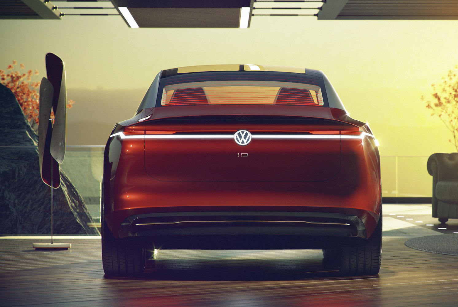 Volkswagen ID Vizzion concept official shots