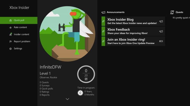 Ambient wenkbrauw Voorzichtig How to Join and Use the Xbox One Insider Program | Digital Trends