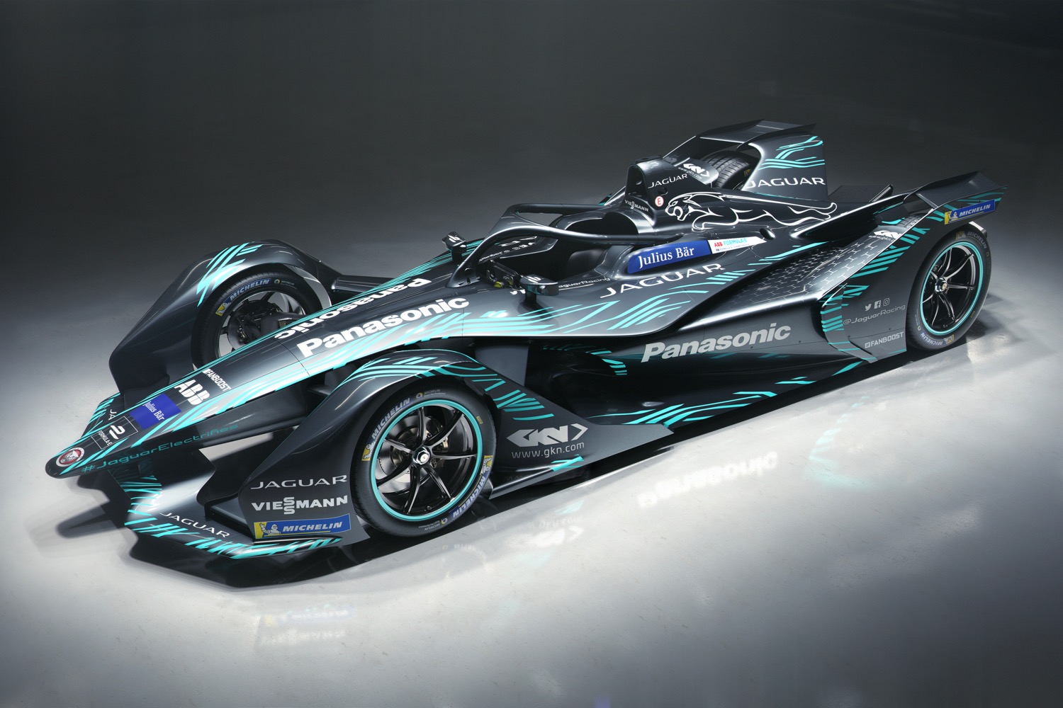 Jaguar I-Type 3 Formula E race car