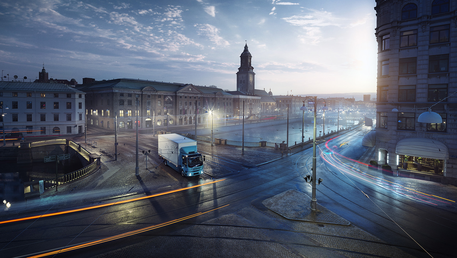 volvos introduces first ever all electric truck 2018  volvo trucks new fl