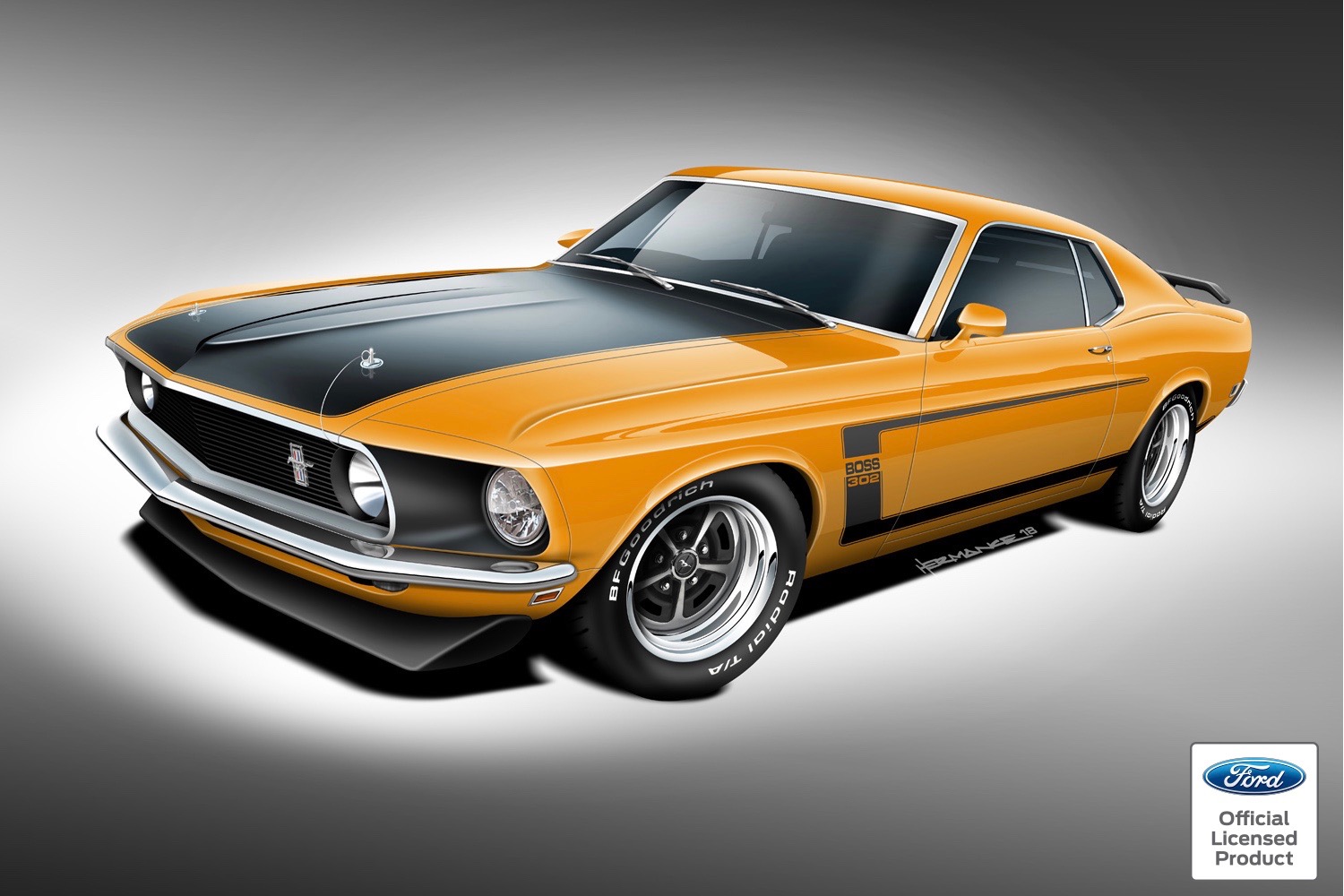 Classic Recreations 1969 Ford Mustang Boss 302