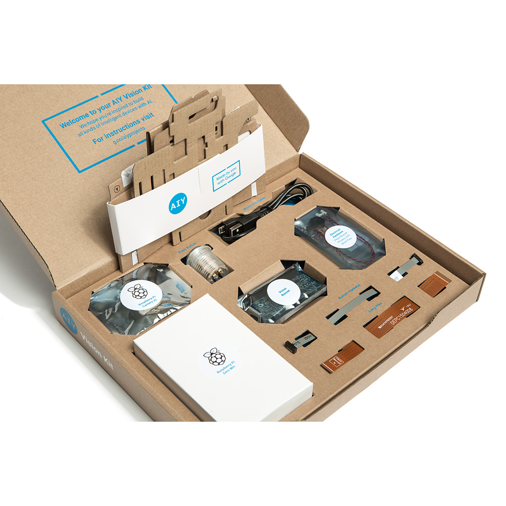 google aiy kits now include raspberry pi vision kit open2