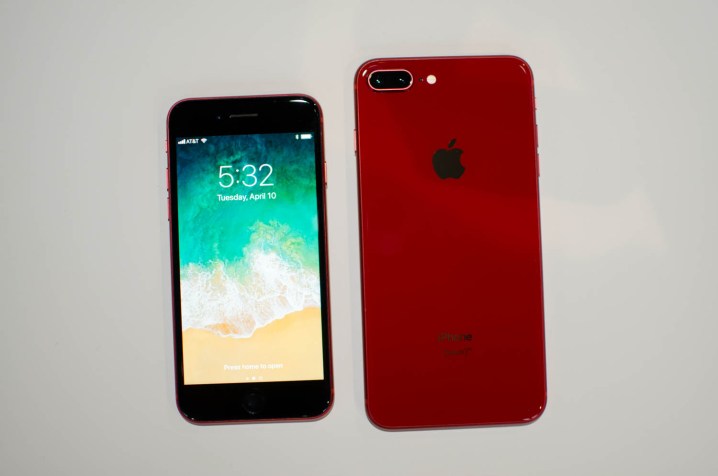 iPhone 8 and 8 Plus Product (RED).