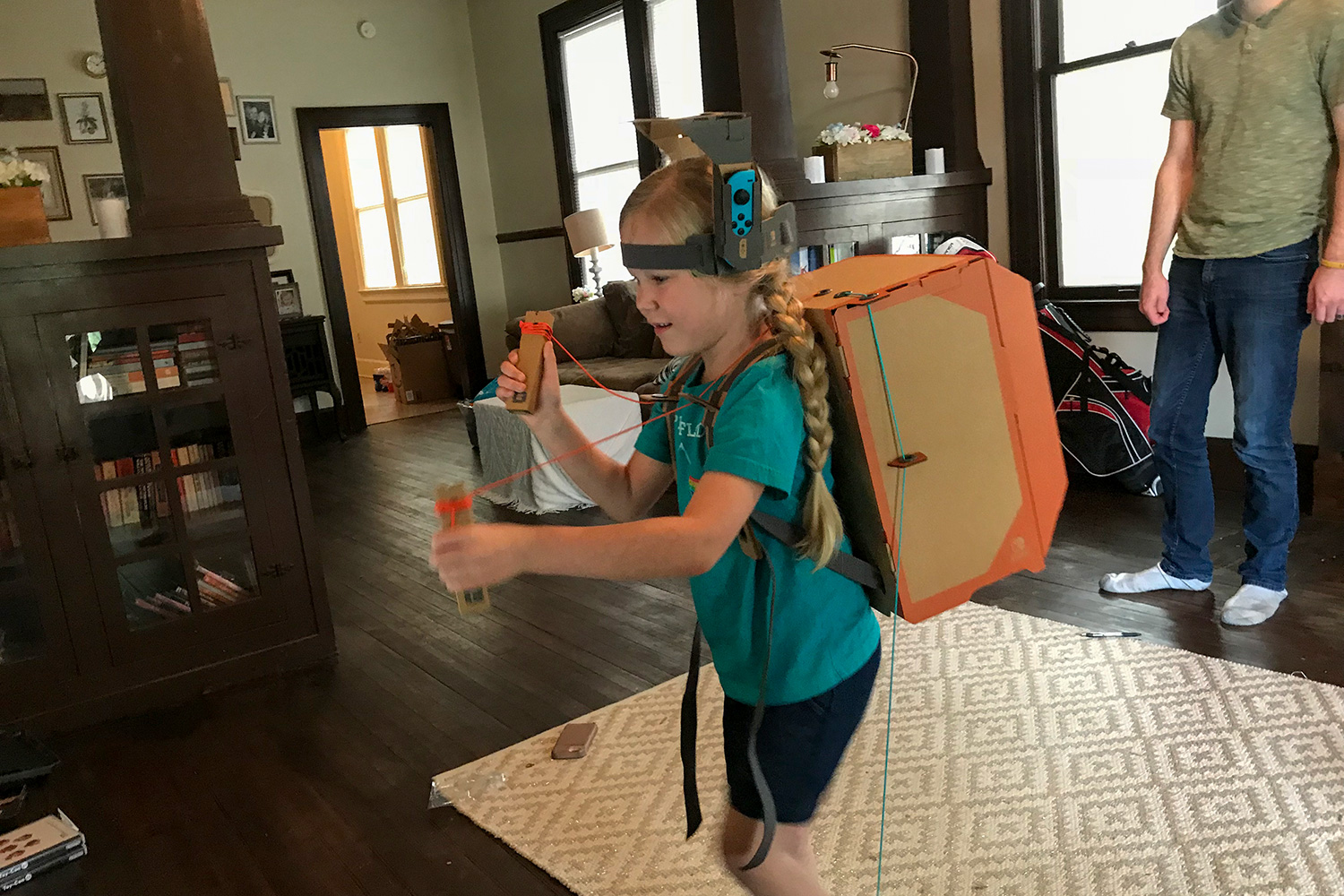 nintendo labo robot kit product experience review kid backpack