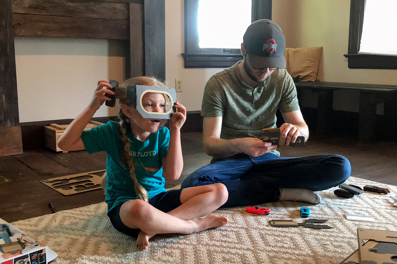 nintendo labo robot kit product experience review mask