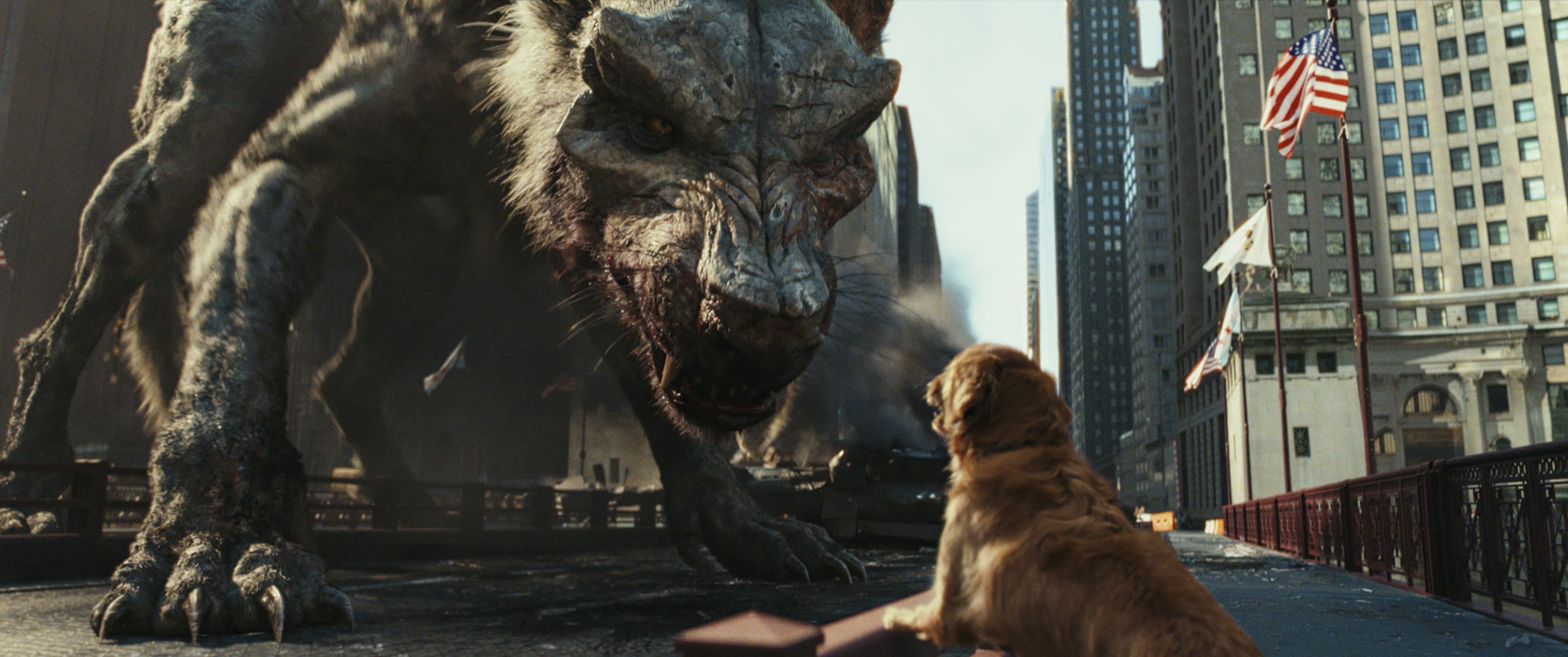 rampage review movie dog
