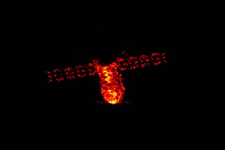 Tiangong-1 radar image