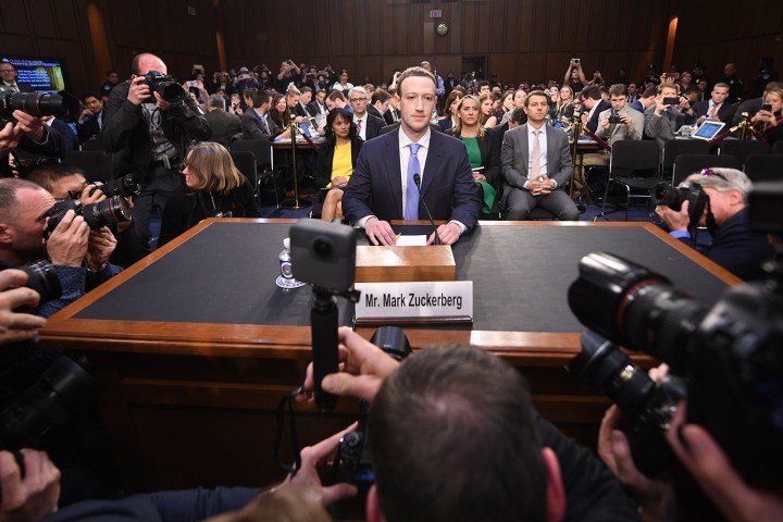 Zuckerberg Testimony Congress