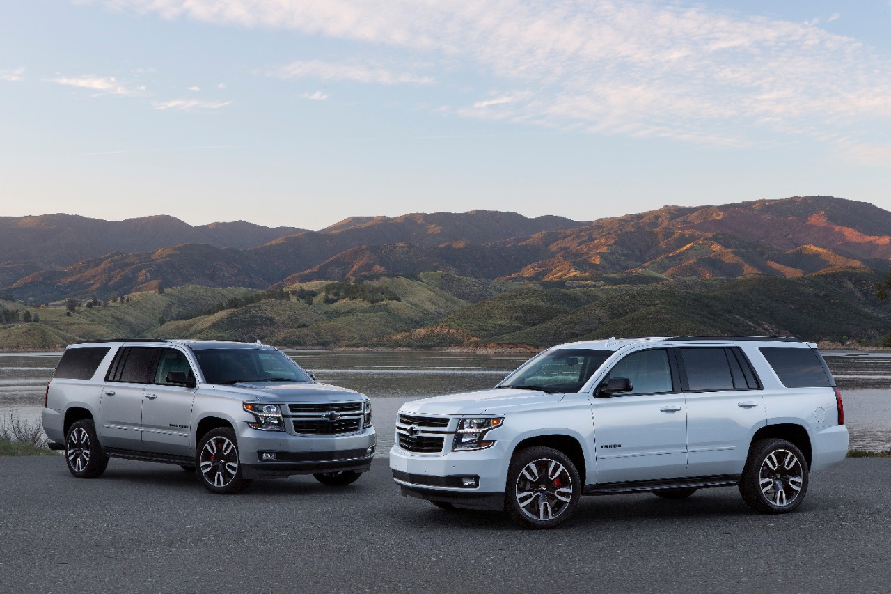 The 2019 Suburban RST Performance Package and 2019 Tahoe RST Performance Package