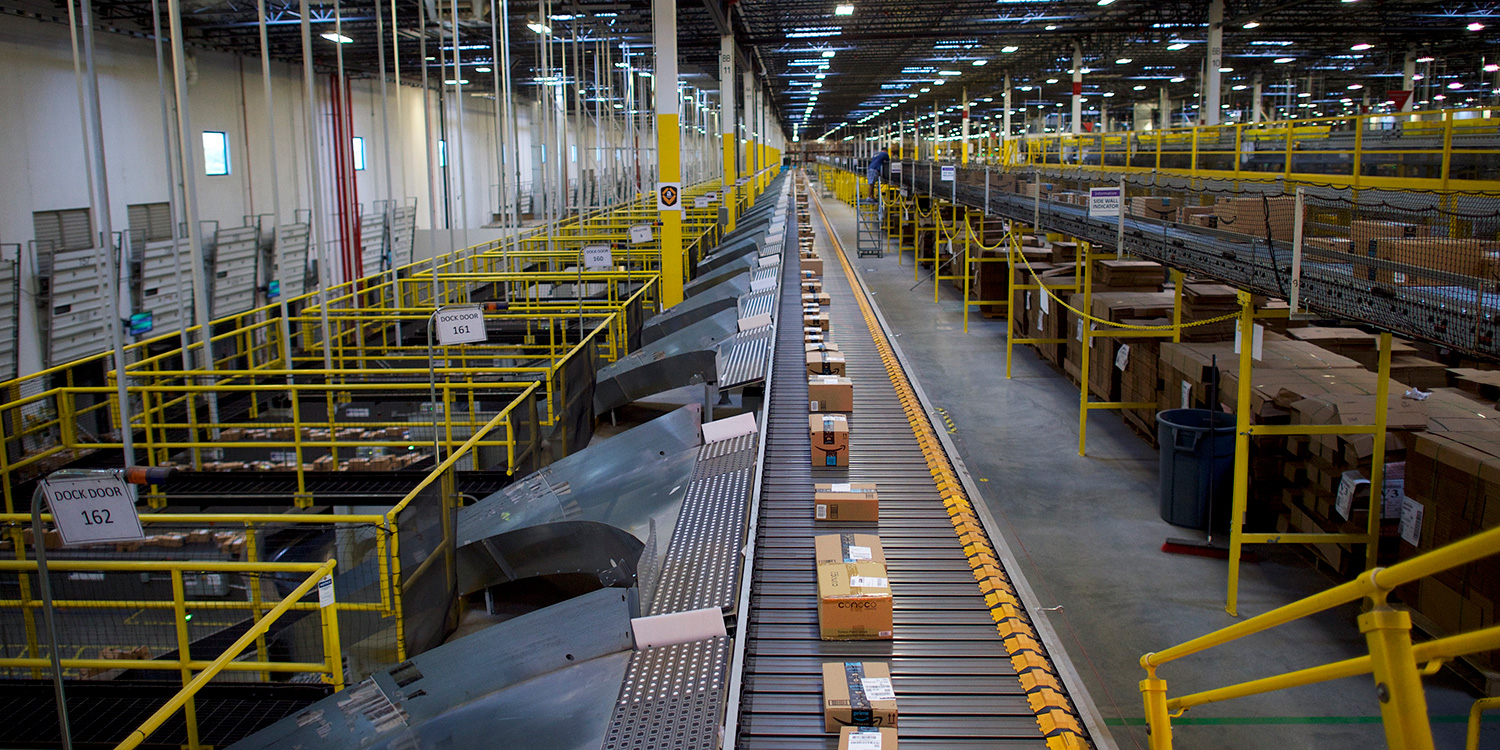 How Amazon Turns Boring Warehouses Into 