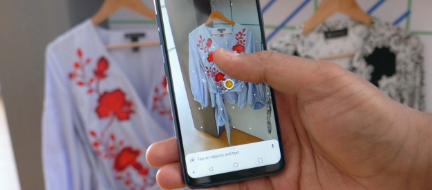 Google Lens brings visual searches to the phone.