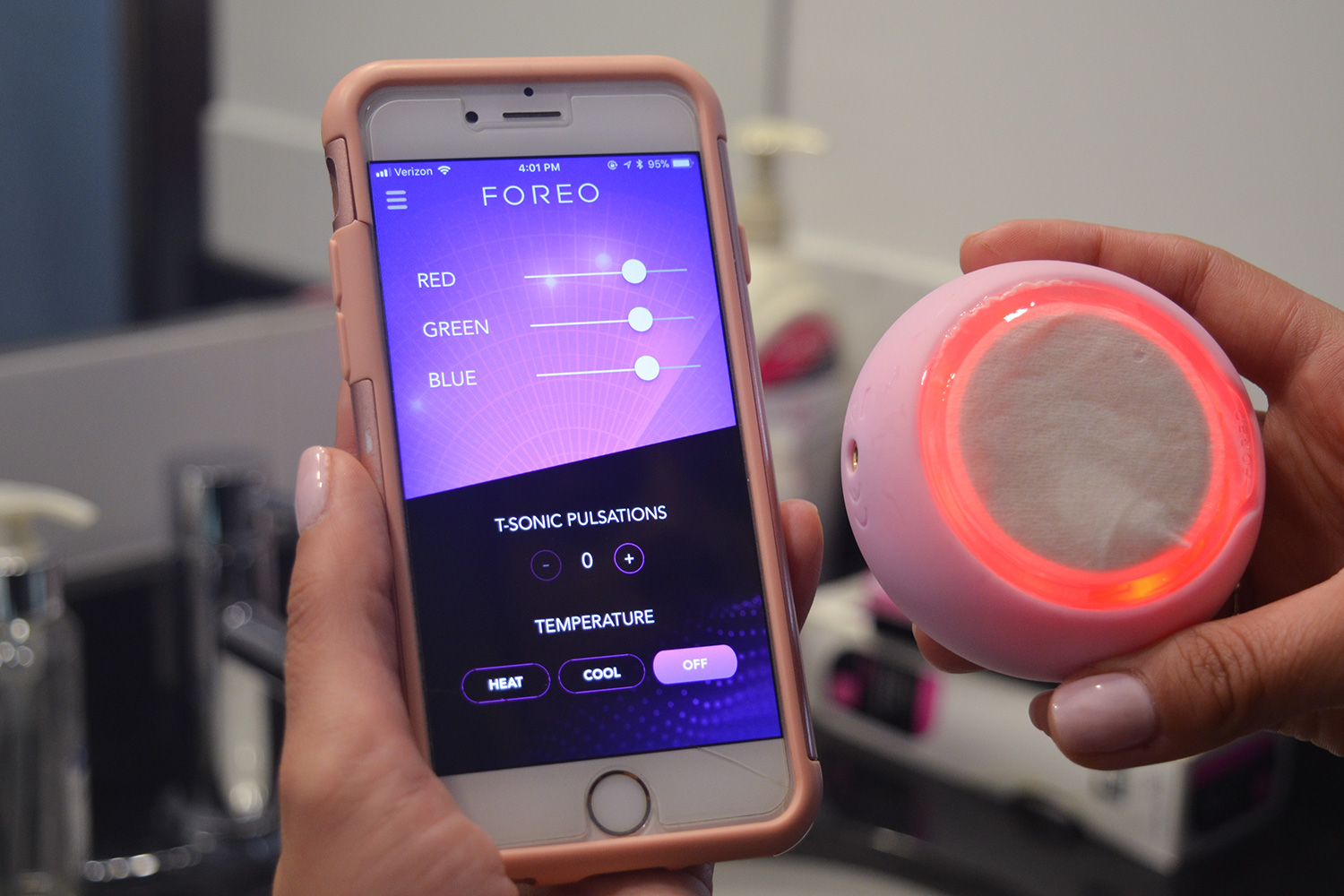 foreo ufo smart mask experience skincare 9