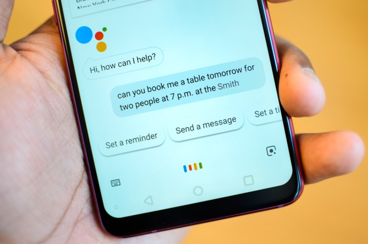 Google Duplex on an Android phone