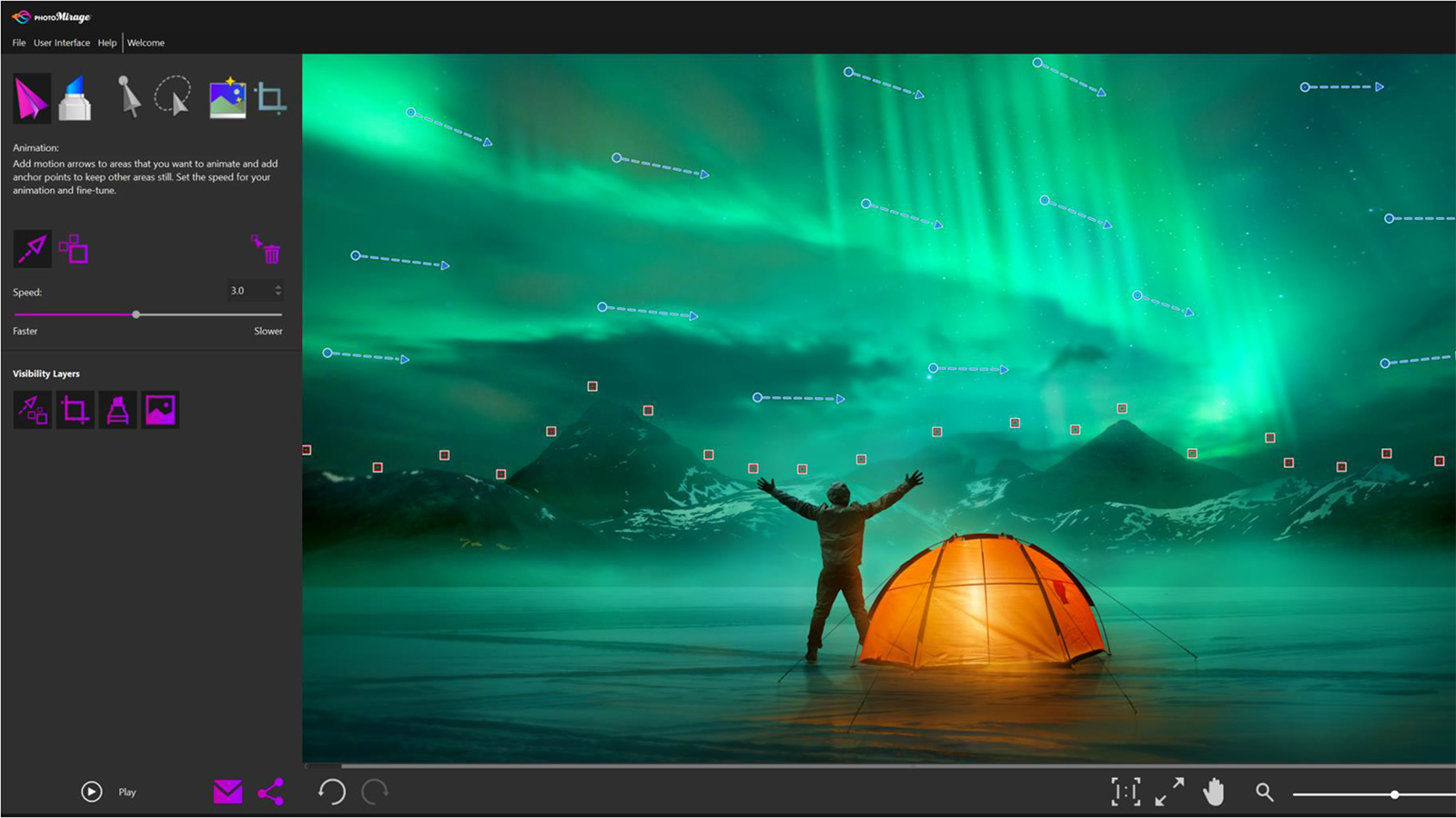 corel photomirage announced motionarrows png