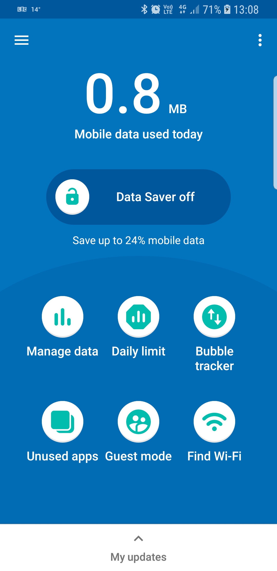 Update Google Play apps over Wi-Fi to save data usage and money