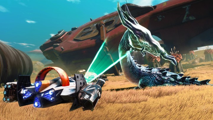 The player scans something like Starlink: Battle for Atlas.