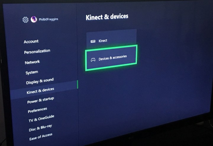 Comment synchroniser un menu de contrôleur Xbox One