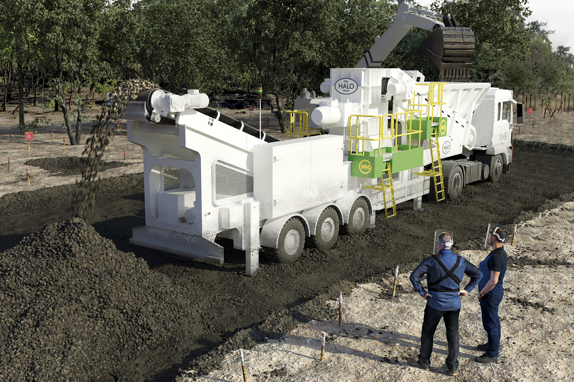 Meet the gigantic machine that eats land mines for breakfast | Digital ...