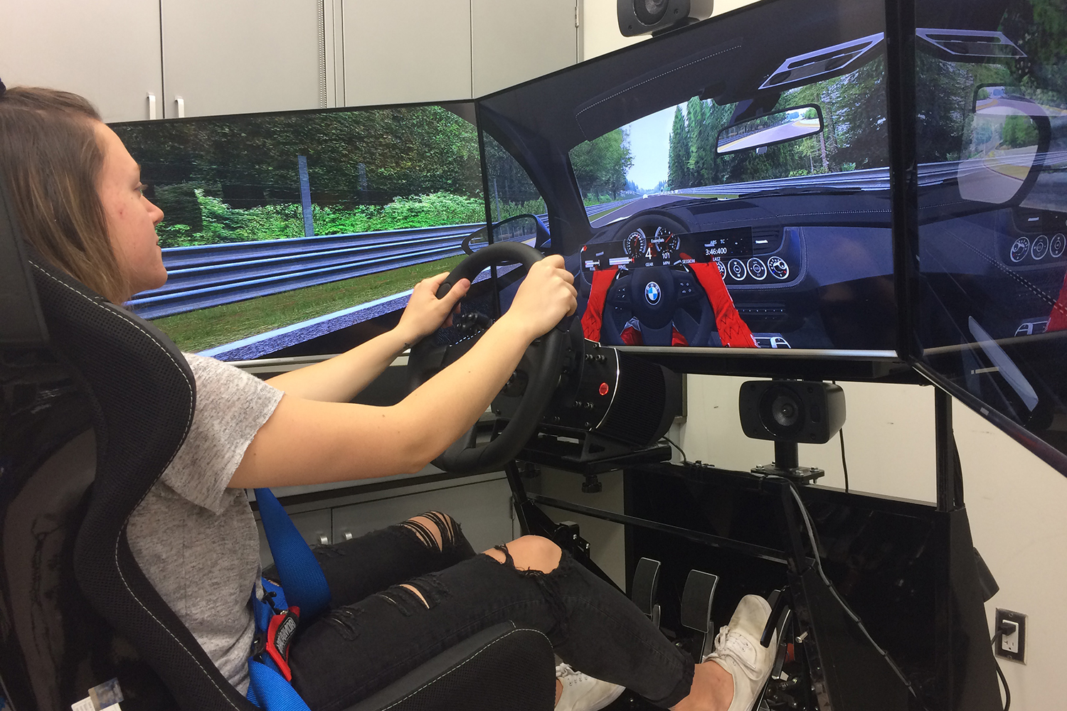 Driving Simulator Helps Patients Become Road-Ready