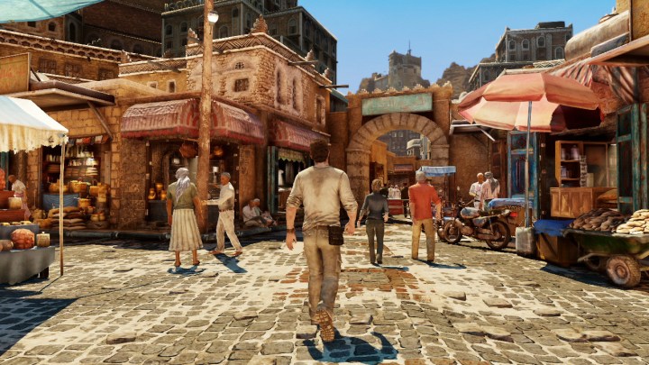 Gameplay snapshot from Uncharted 3: Drake's Deception.