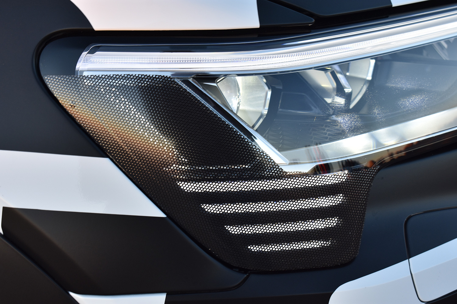 Audi E-Tron Electric SUV headlight