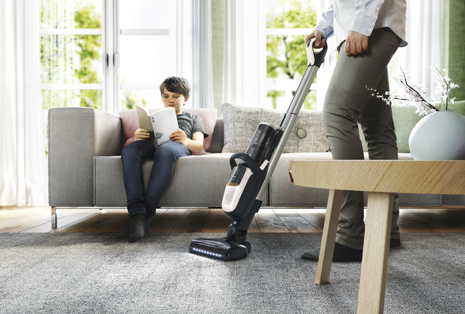 Electrolux - Whether its flexibility or convenience, the PURE F9 BedPro  Vacuum Cleaner has it both! It also captures more than 99.9% of fine  particles , your room clean air to exhaust