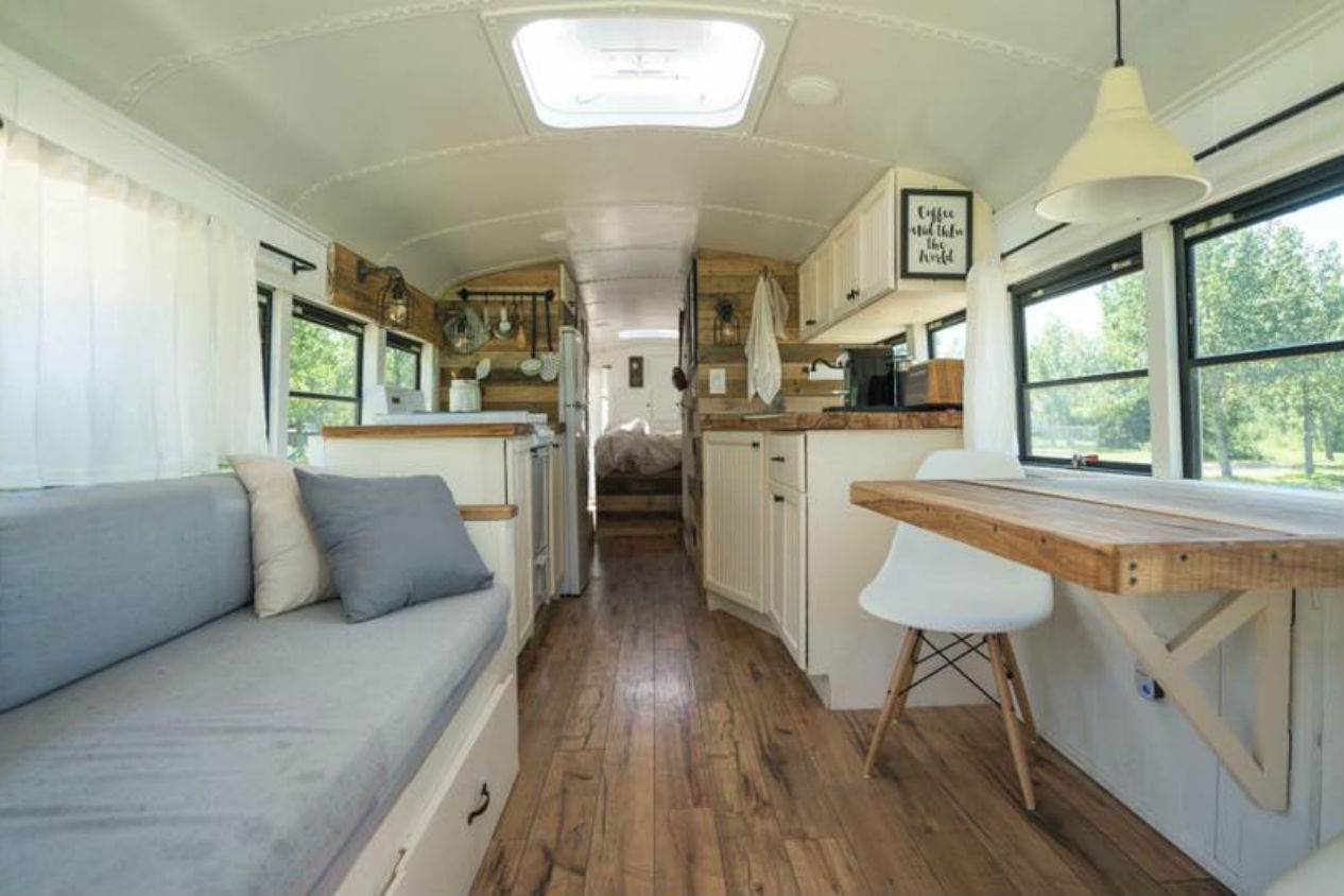 coolest bus to mobile home conversions expedtionhappinessinside