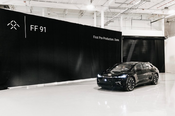 First preproduction Faraday Future FF 91