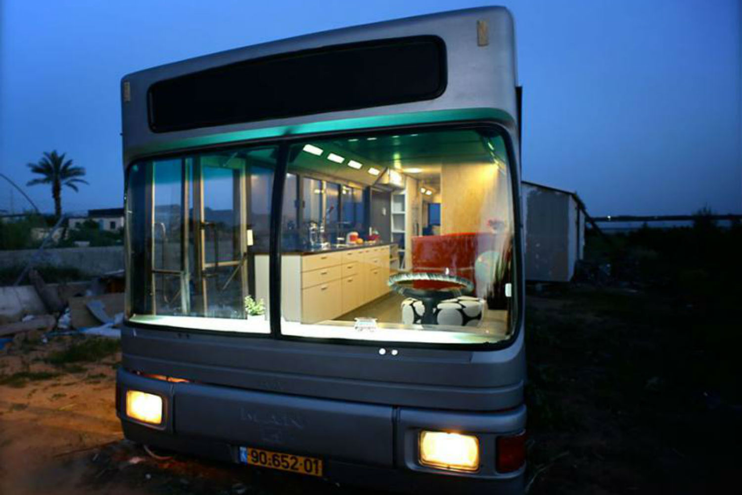 coolest bus to mobile home conversions israelbusafter2