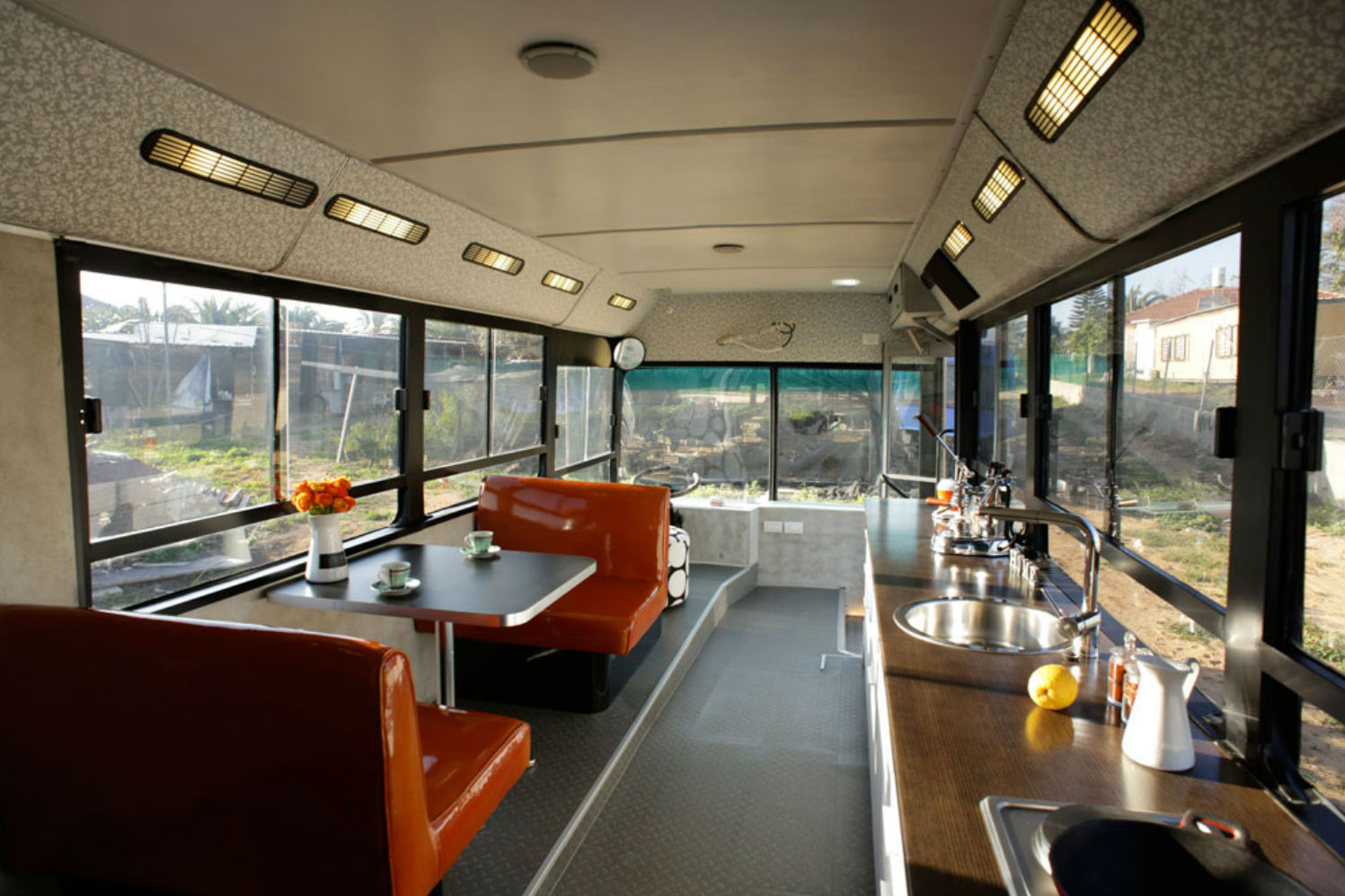 coolest bus to mobile home conversions israelbusinside