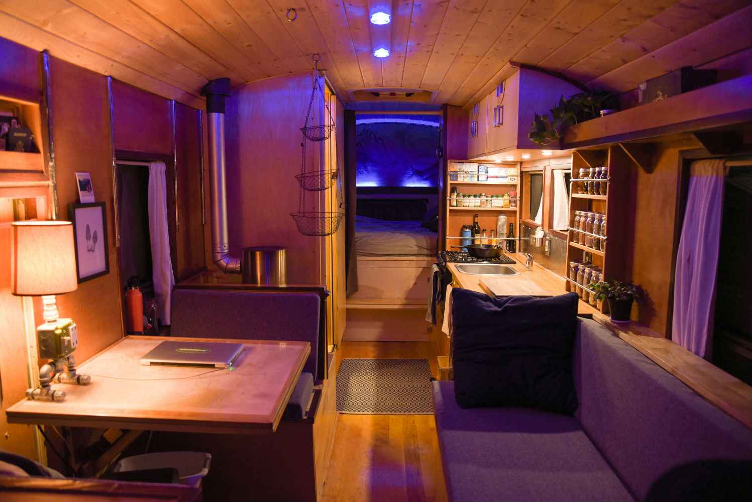 coolest bus to mobile home conversions kylevolkmaninside