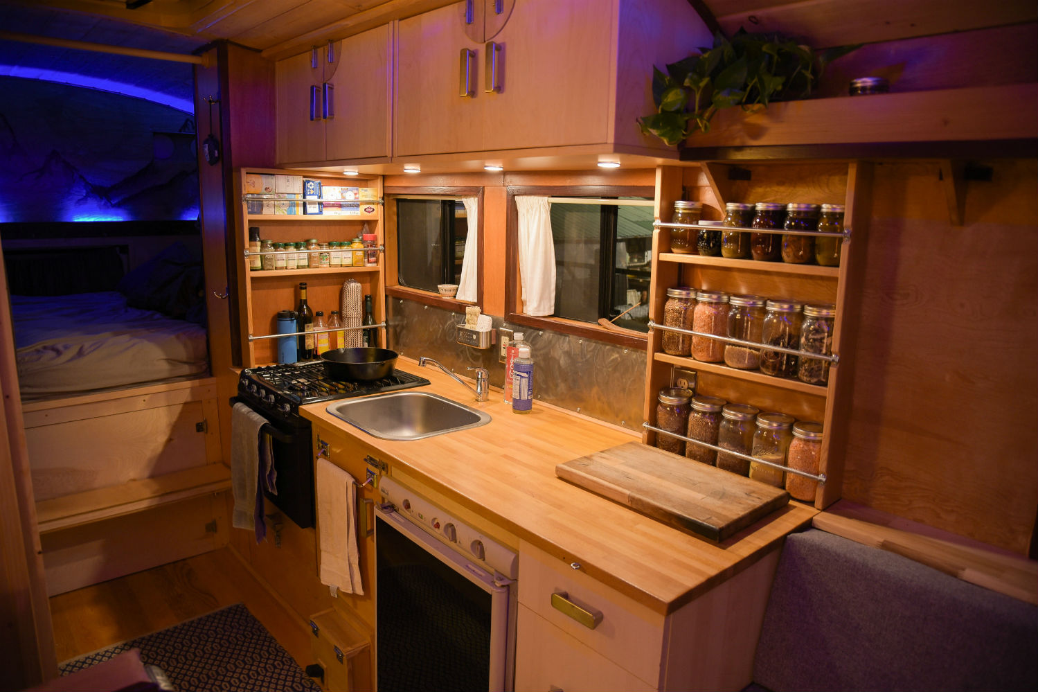 coolest bus to mobile home conversions kylevolkmankitchen