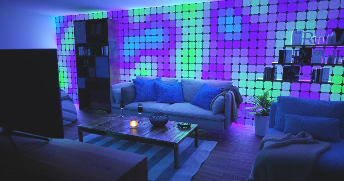 The Nanoleaf Canvas Will Light Up Your Entire Wall | Digital Trends