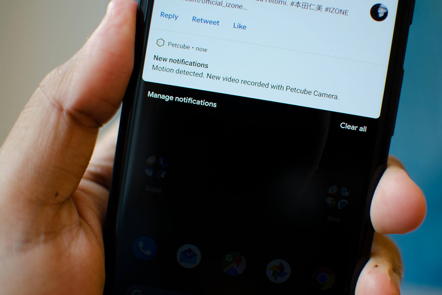 android 9 pie notification shade