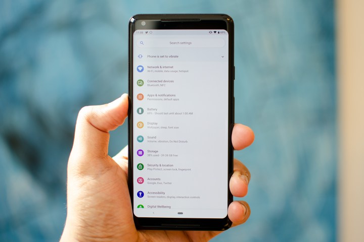 android 9 pie settings