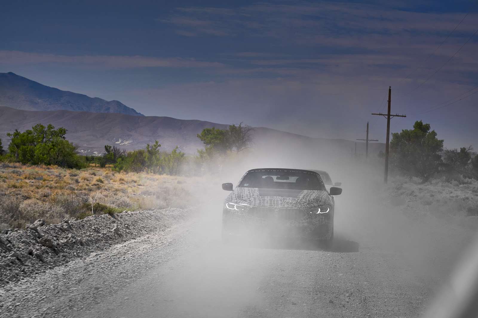 bmws tests its latest 8 series convertibles prototype in death valley bmw convertible testing  9