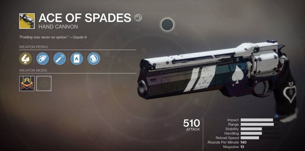 destiny 2 forsaken best weapons ace of spades