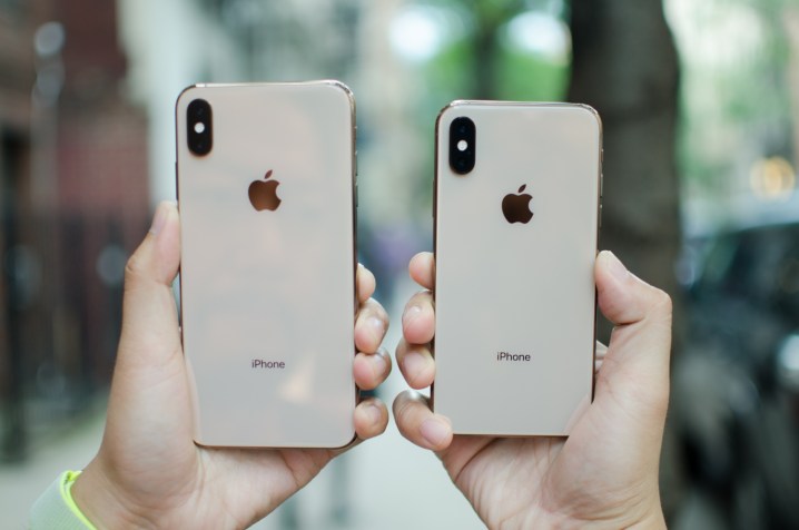 iPhone XS and XS Max.