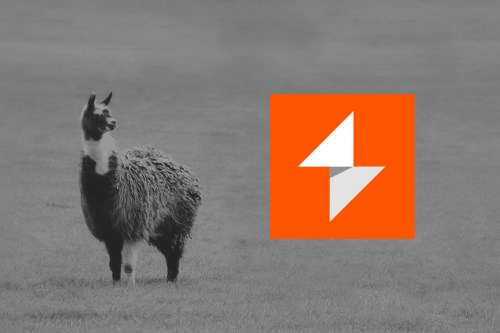 Winamp llama with new logo